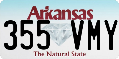 AR license plate 355VMY