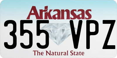 AR license plate 355VPZ