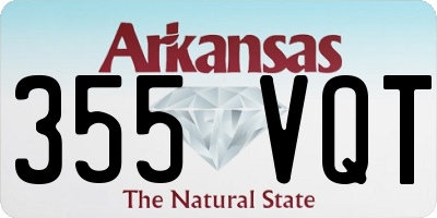 AR license plate 355VQT
