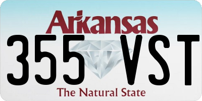 AR license plate 355VST
