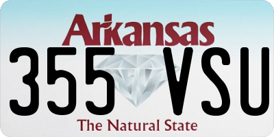 AR license plate 355VSU