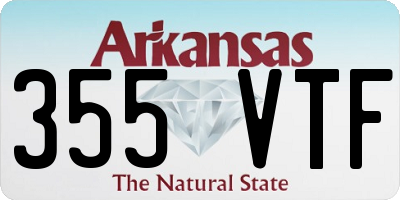 AR license plate 355VTF