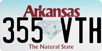 AR license plate 355VTH