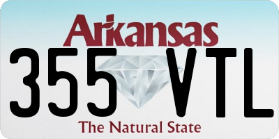 AR license plate 355VTL