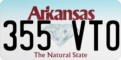 AR license plate 355VTO