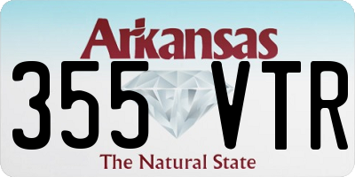 AR license plate 355VTR