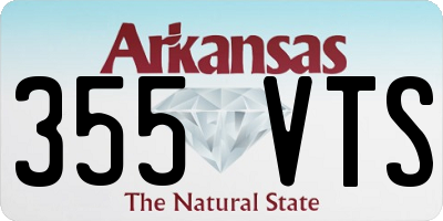 AR license plate 355VTS
