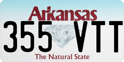 AR license plate 355VTT
