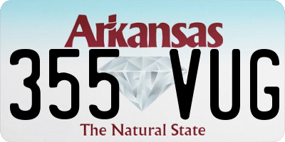 AR license plate 355VUG