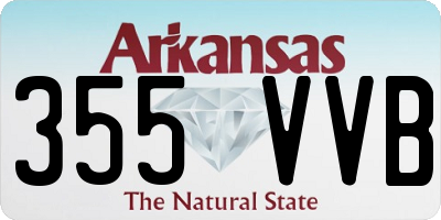 AR license plate 355VVB
