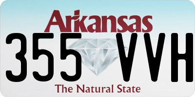AR license plate 355VVH
