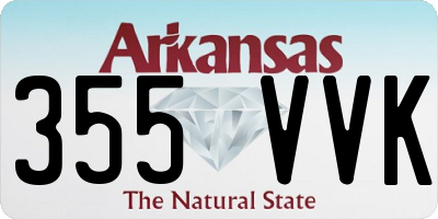 AR license plate 355VVK