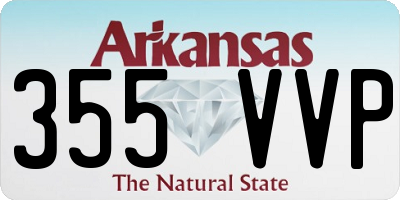 AR license plate 355VVP