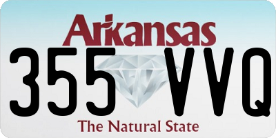 AR license plate 355VVQ