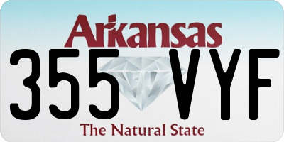 AR license plate 355VYF