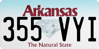 AR license plate 355VYI