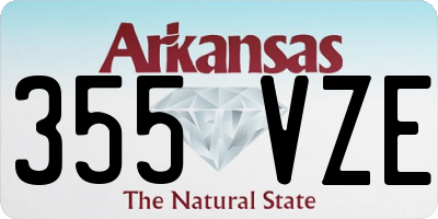 AR license plate 355VZE