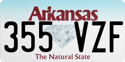 AR license plate 355VZF