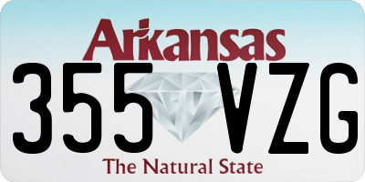 AR license plate 355VZG