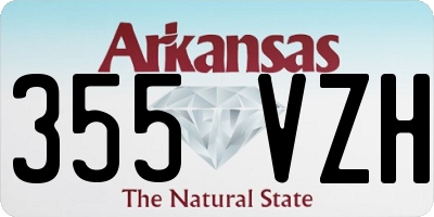 AR license plate 355VZH