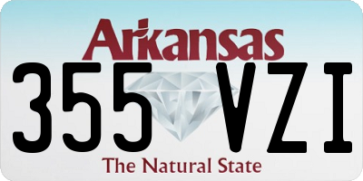 AR license plate 355VZI