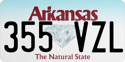 AR license plate 355VZL