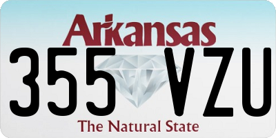 AR license plate 355VZU
