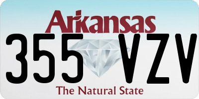 AR license plate 355VZV