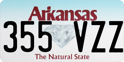 AR license plate 355VZZ