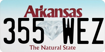 AR license plate 355WEZ