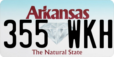 AR license plate 355WKH