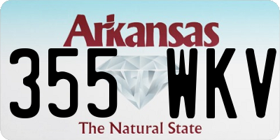 AR license plate 355WKV