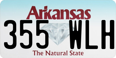 AR license plate 355WLH