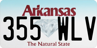 AR license plate 355WLV