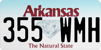 AR license plate 355WMH