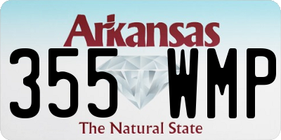 AR license plate 355WMP