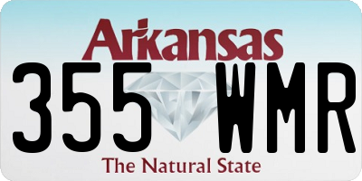 AR license plate 355WMR