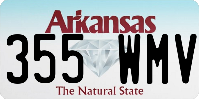 AR license plate 355WMV