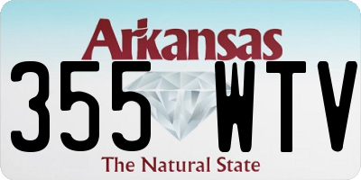 AR license plate 355WTV