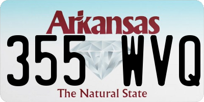 AR license plate 355WVQ