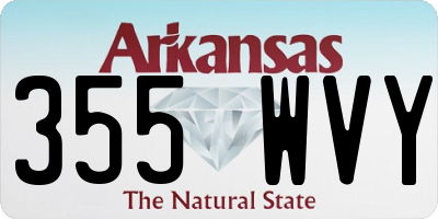 AR license plate 355WVY