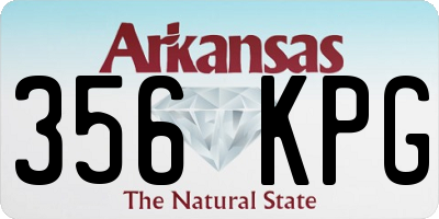 AR license plate 356KPG