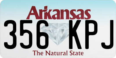 AR license plate 356KPJ