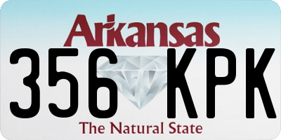 AR license plate 356KPK