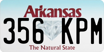 AR license plate 356KPM