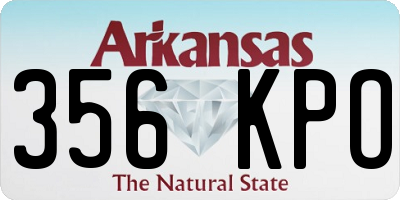 AR license plate 356KPO