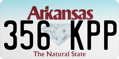 AR license plate 356KPP