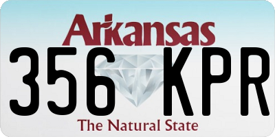 AR license plate 356KPR