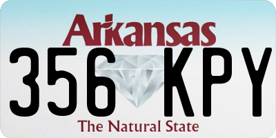 AR license plate 356KPY