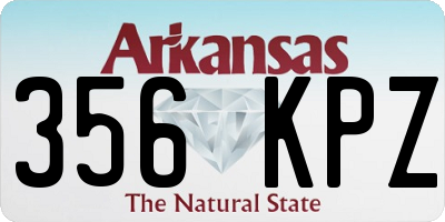 AR license plate 356KPZ
